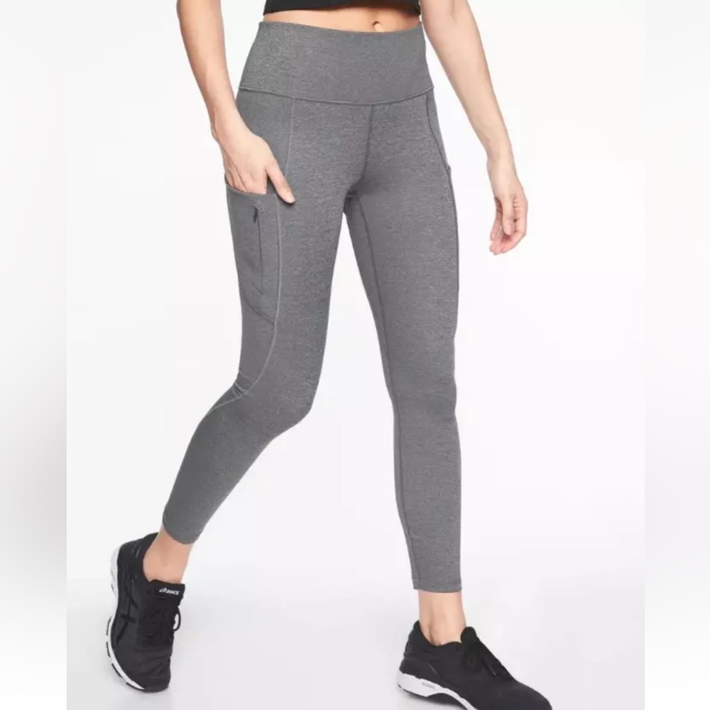 Athleta Up For Anything All In 7/8 Tight with pockets Green S - Picture 2 of 12